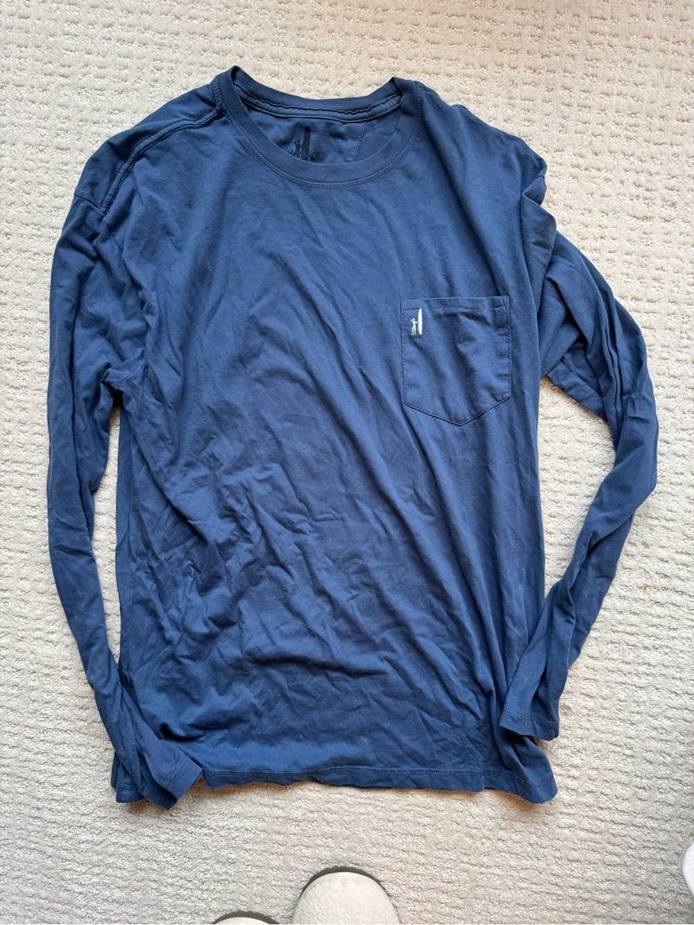 Tommy Bahama Long-Sleeve Pocket Tee - Navy Blue